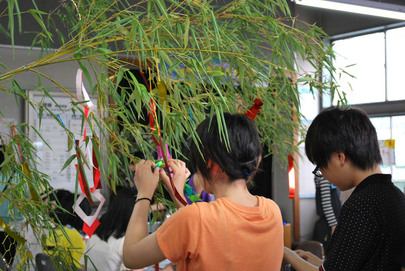 130707夢駅◎ 「たなばた飾り2」.JPG