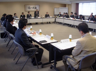 北陸三県私立短期大学体育大会代表者会議の様子写真