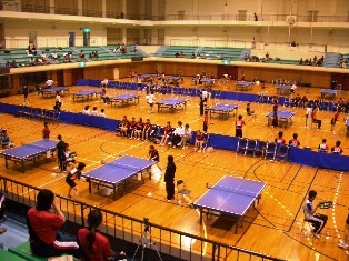 春季北信越卓球選手権大会の写真