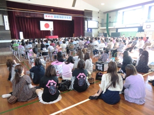 森田地区文化祭の閉会式の様子