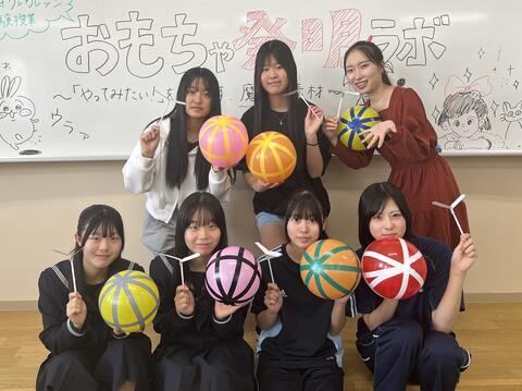 福井プレカレッジ『おもちゃ発明ラボ~「やってみたい!」を生み出す魔法の素材~』を実施しました!