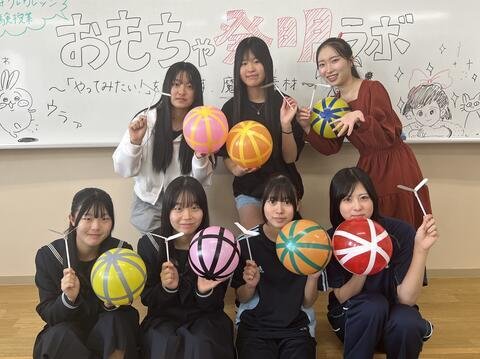 福井プレカレッジ『おもちゃ発明ラボ～「やってみたい！」を生み出す魔法の素材～』を実施しました！