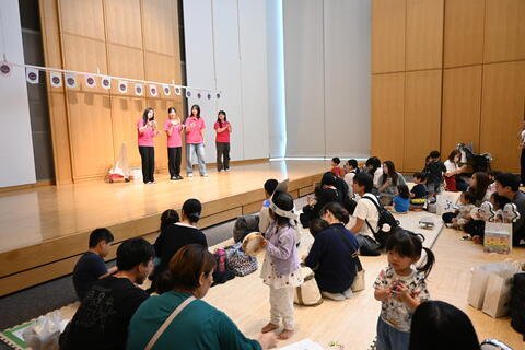 【メディア掲載】「ふくまむ祭」で学生が"楽器あそび"を行いました!