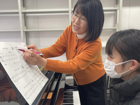 来年度の入学生を対象に個別ピアノレッスンを開催しました！