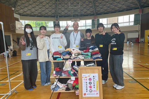 【メディア掲載】吉村ゼミ「あげるやもらうや」の様子が日刊県民福井に掲載されました！