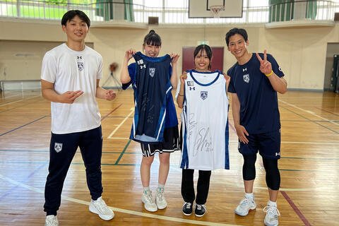 福井ブローウィンズの選手がお越しくださいました！