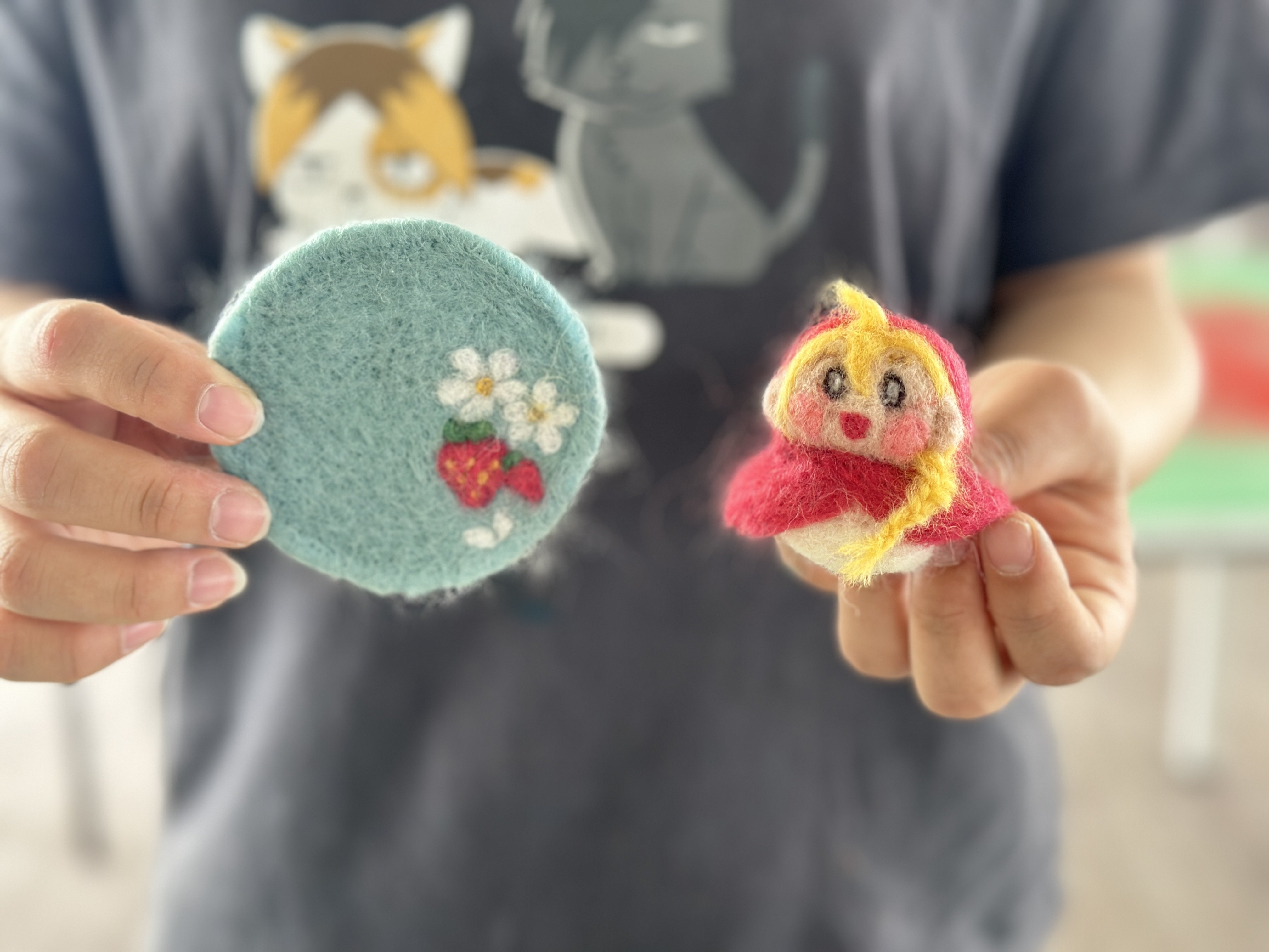 ニードル体験_テキスタイルデザイン