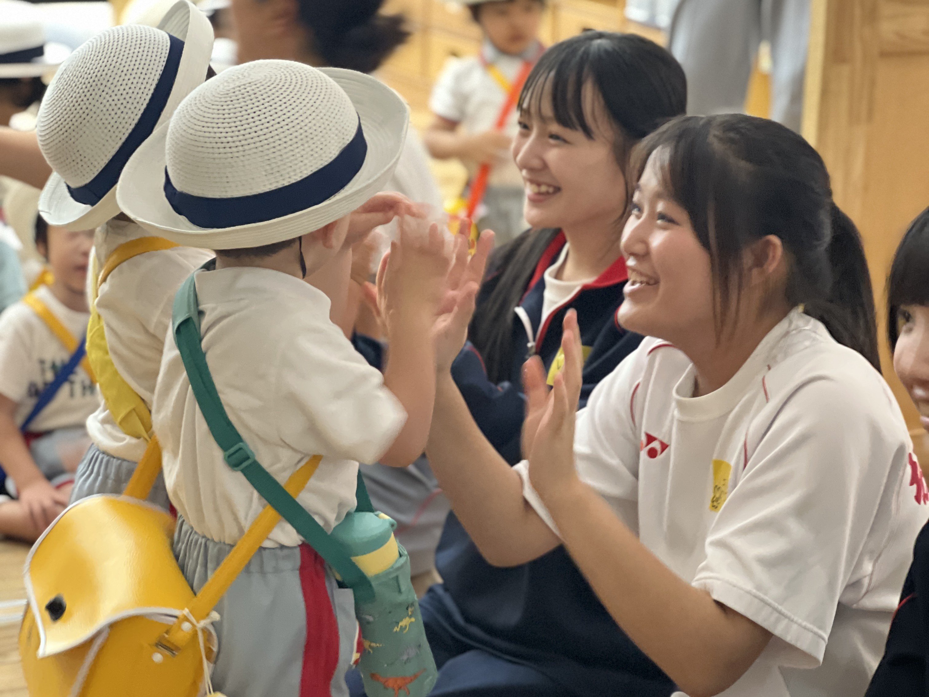坂井高校2年生『保育体験ツアー』を開催しました！