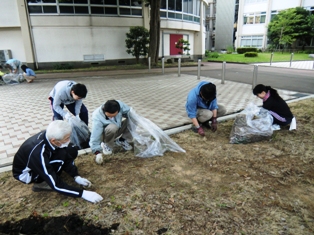 学内清掃活動写真その2