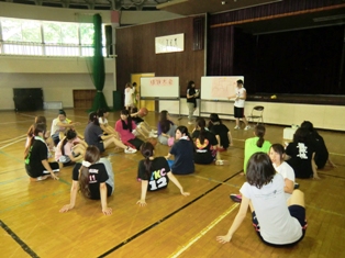 「球技大会」開会の様子