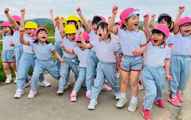 幼児教育学科 模擬授業の様子