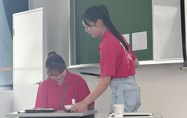 生活情報デザイン専攻 模擬授業の様子