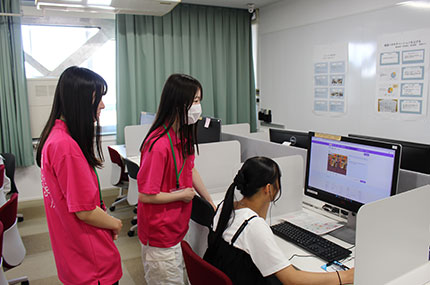 8月3日（日）オープンキャンパスの様子