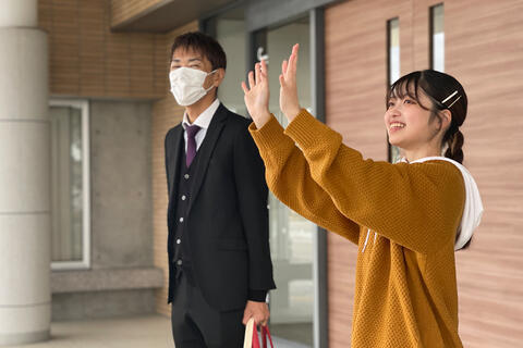 【キャンパス見学】坂井高校・福井農林高校1・2年生が仁短に来てくれました！