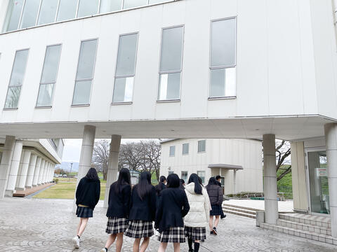 【キャンパス見学】坂井高校・福井農林高校1・2年生が仁短に来てくれました！